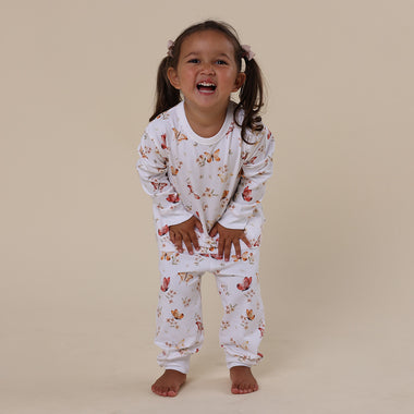 Butterfly Organic Kids Long Sleeve PJ Set | Snuggle Hunny