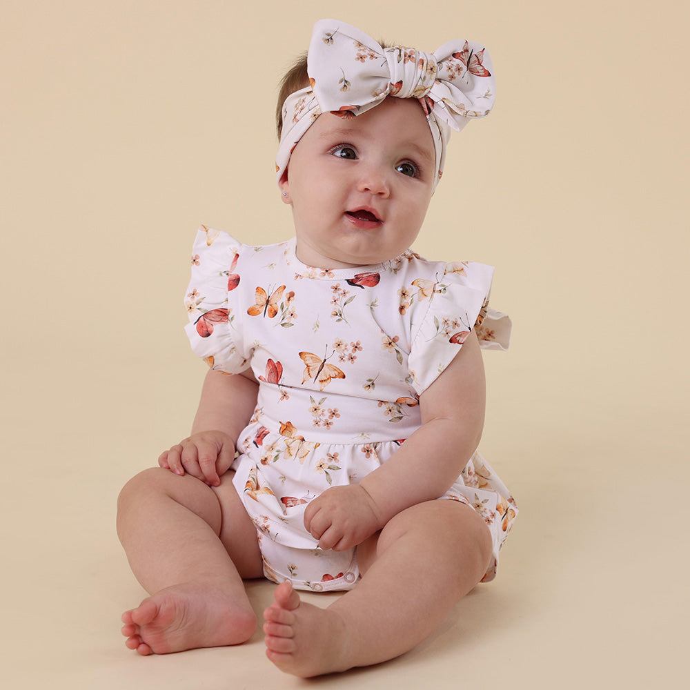 Butterfly Short Sleeve Organic Dress - View 5