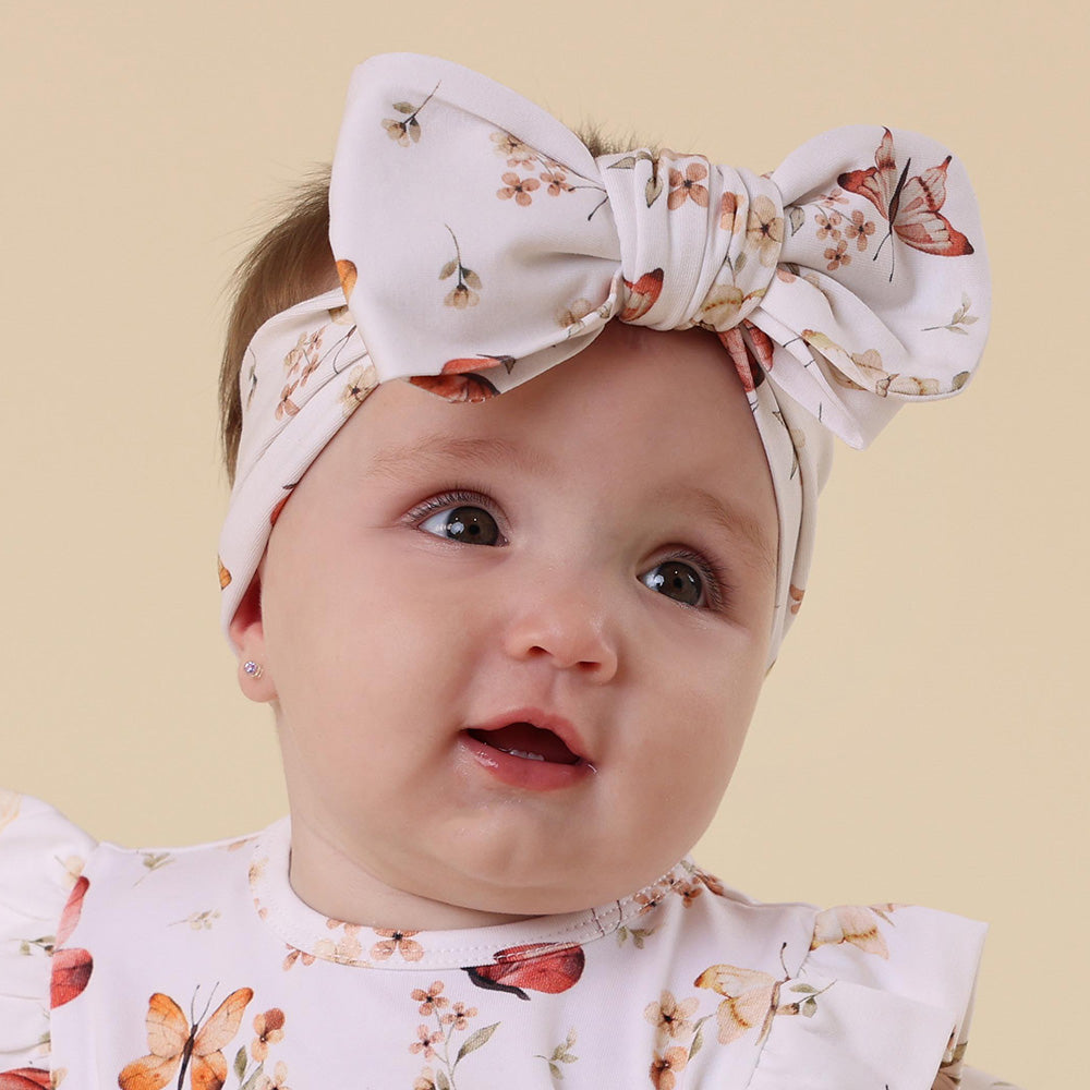 Butterfly Organic Oversized Bow - View 4