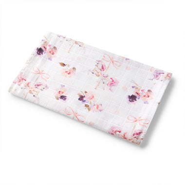 Carousel Organic Muslin Wrap | Snuggle Hunny