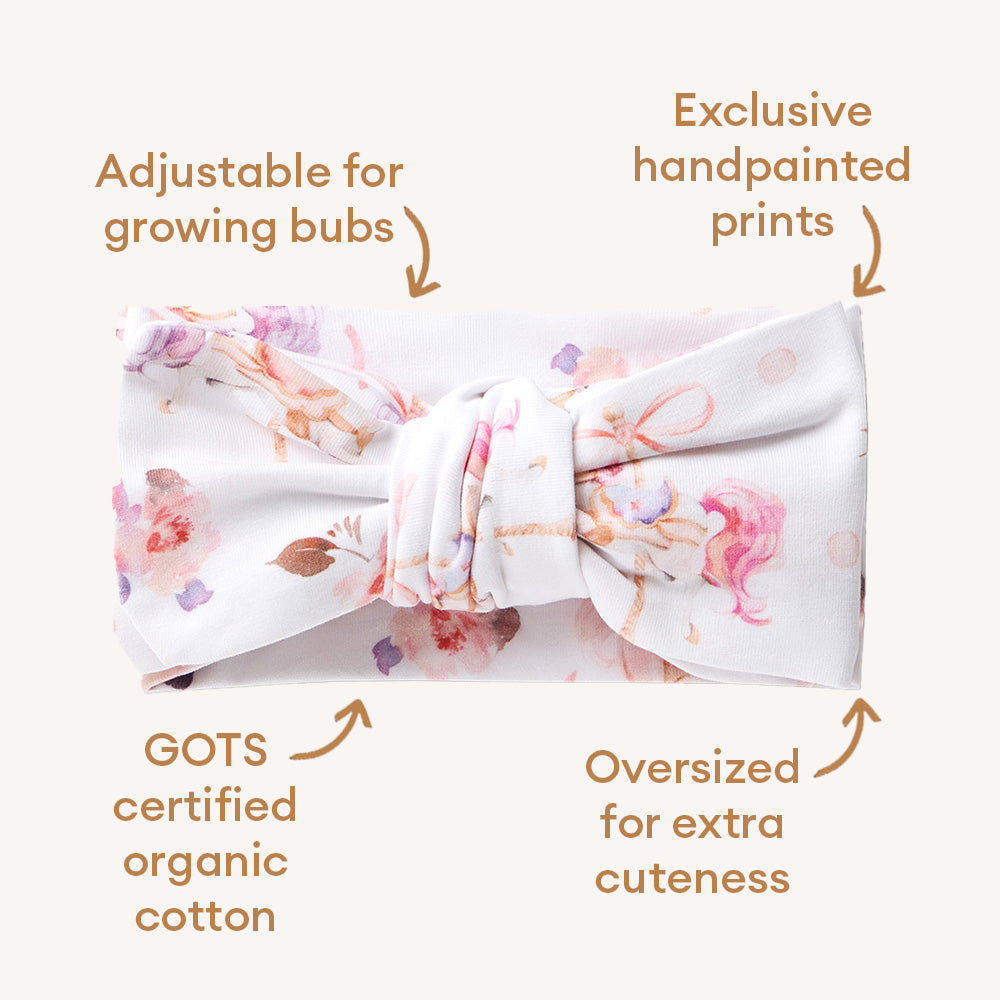 Carousel Organic Oversized Bow - View 7