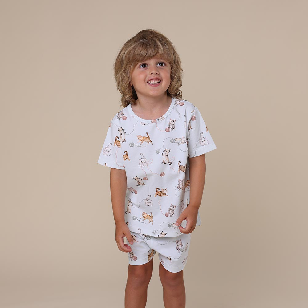 Kittens Organic Kids PJ Set - View 2