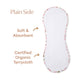 Cherry Blossom Organic Cotton Burp Cloth - Thumbnail 7