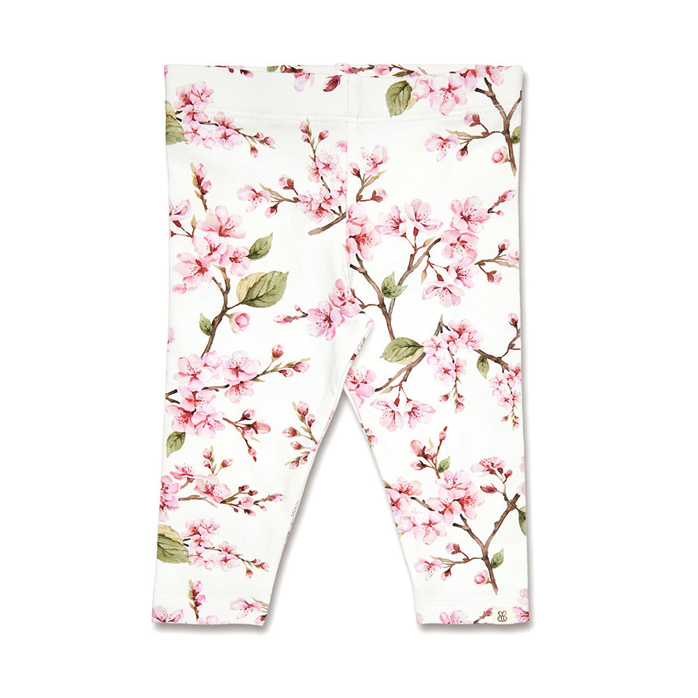 Cherry Blossom Organic Leggings - View 2