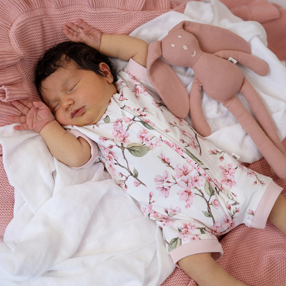 Cherry Blossom Organic Snuggle Shortie - View 6