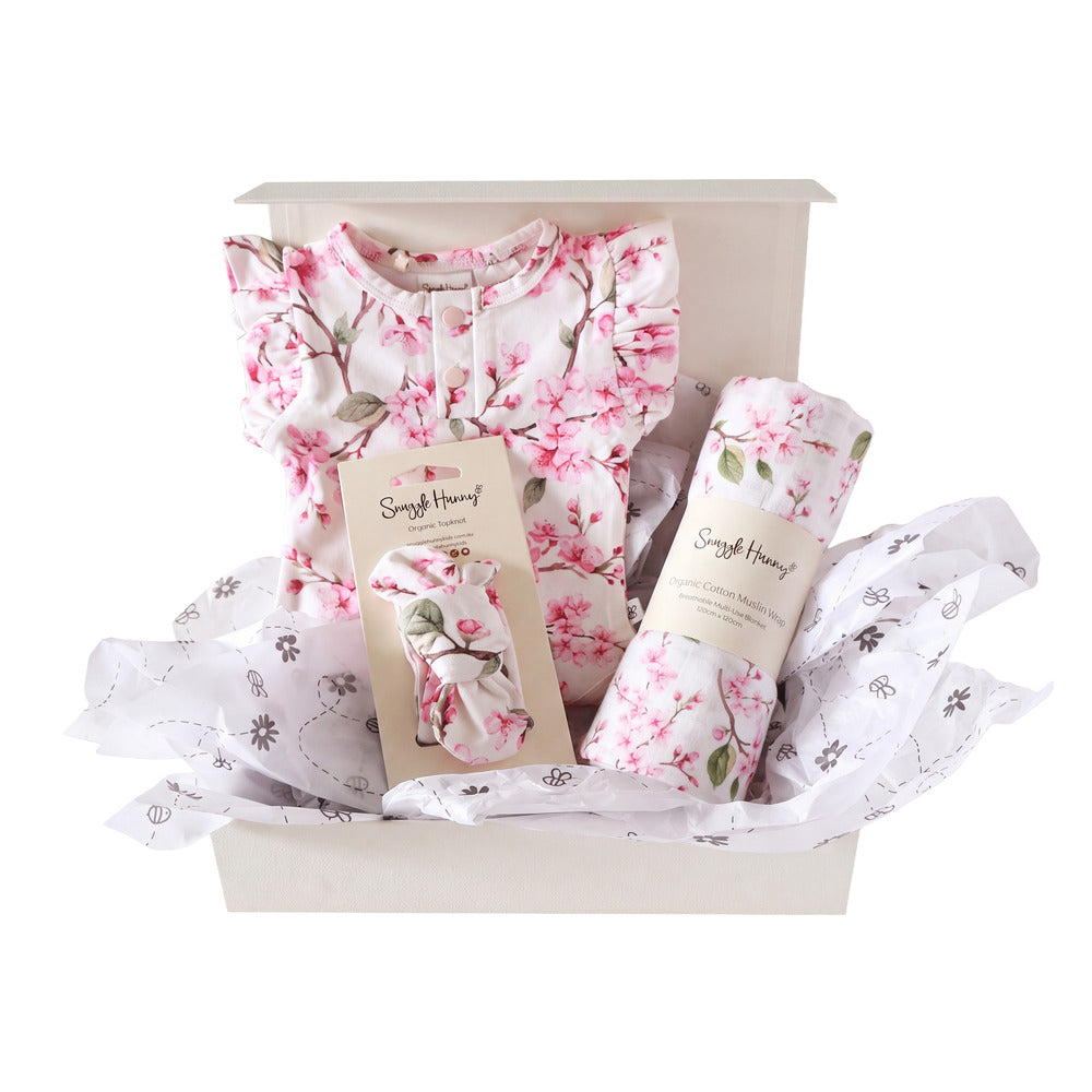 Classic Newborn Gift Hamper - Cherry Blossom - View 1