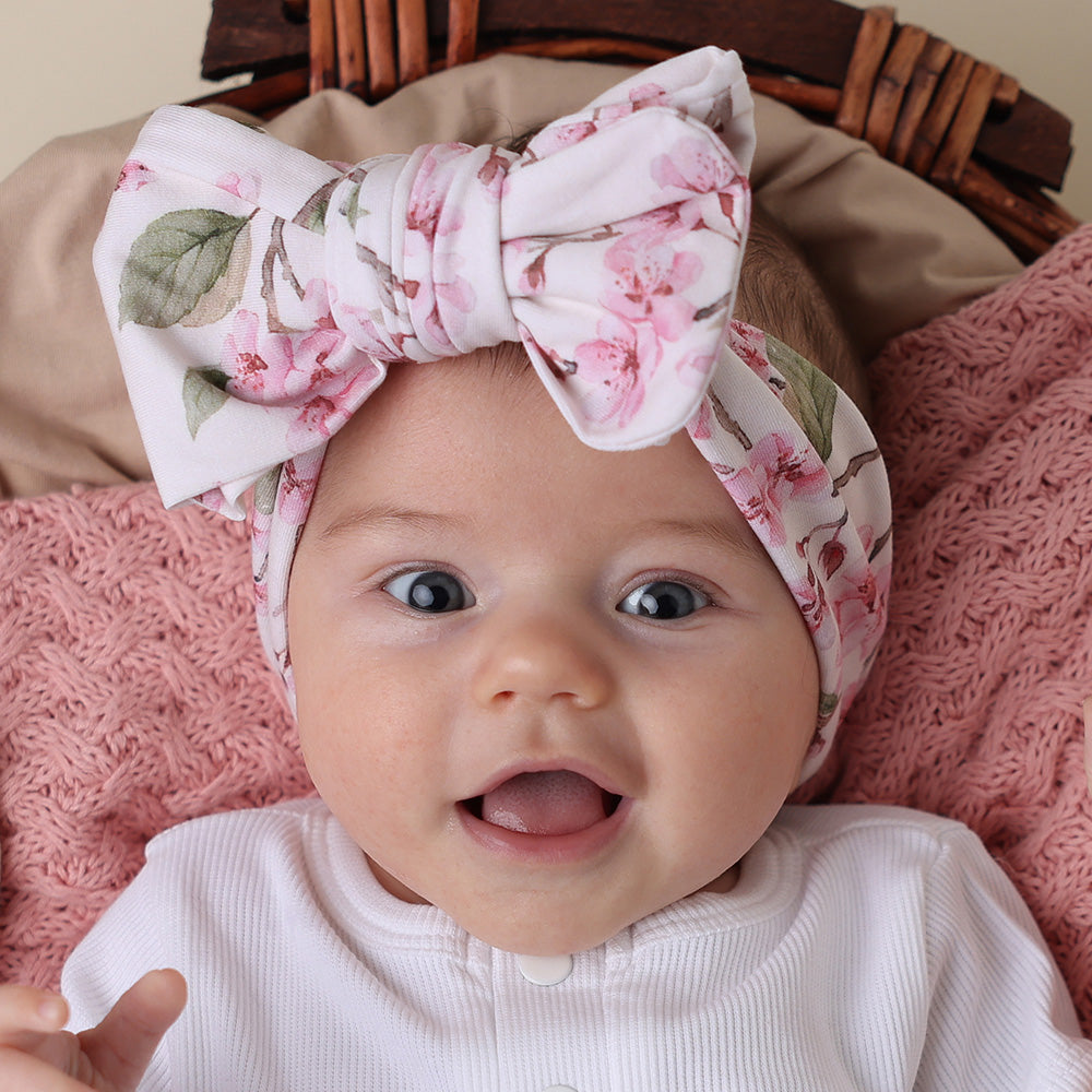 Cherry Blossom Organic Oversized Bow - View 1