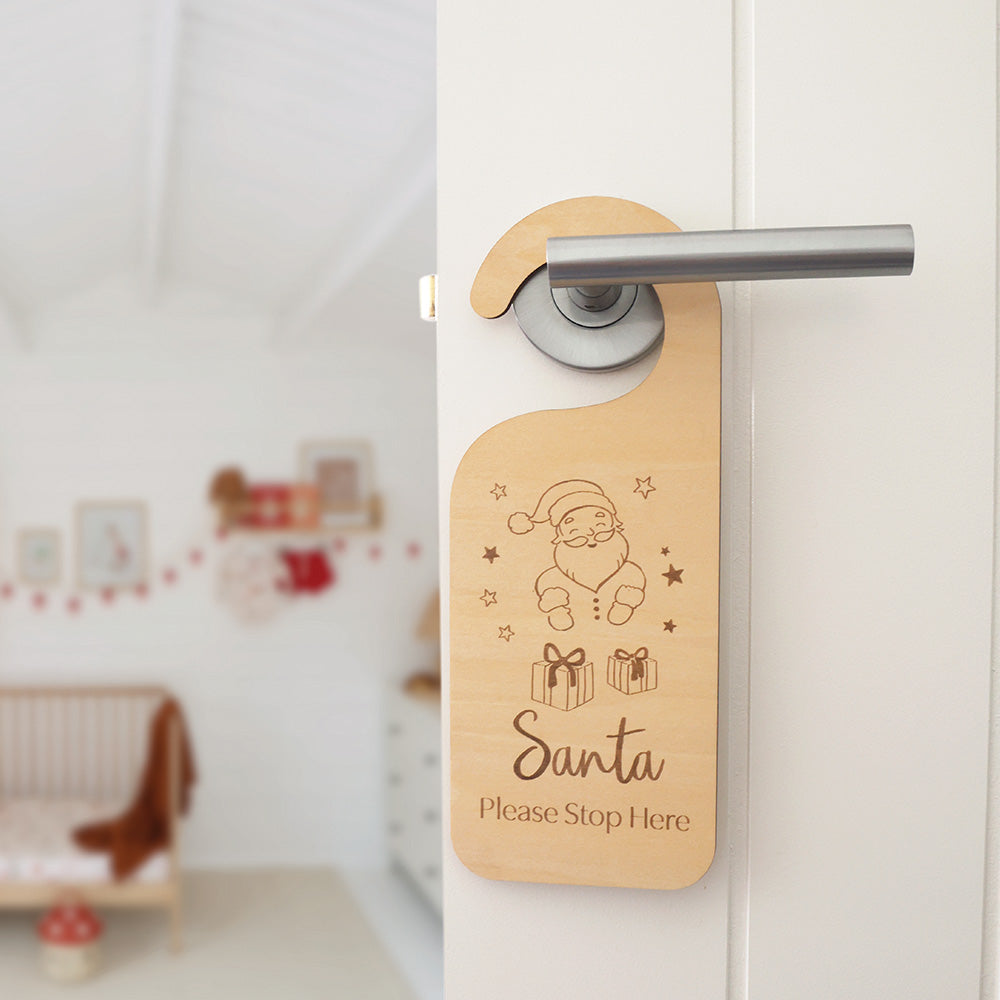 Christmas Wooden Door Hanger - View 1