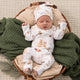 Christmas Pups Organic Snugglesuit Convertible Romper - Thumbnail 1