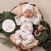 Christmas Pups Organic Snugglesuit Convertible Romper | Snuggle Hunny