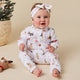 Christmas Pups Organic Snugglesuit Convertible Romper - Thumbnail 10
