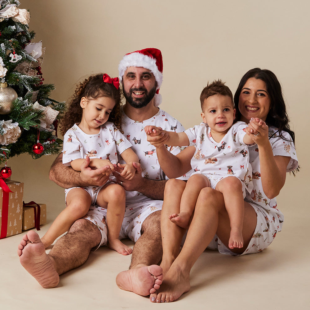 Christmas Pups Organic Womens PJ Set - View 14