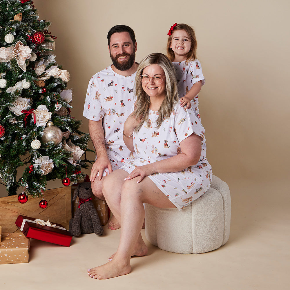 Christmas Pups Organic Womens PJ Set - View 13