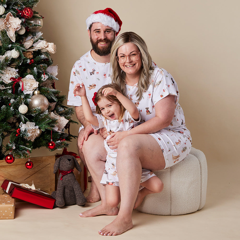 Christmas Pups Organic Womens PJ Set - View 11