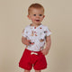 Red Organic Shorts - Thumbnail 1