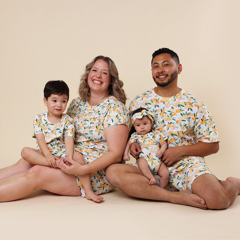 Citrus Squeeze Organic Mens PJ Set - View 7