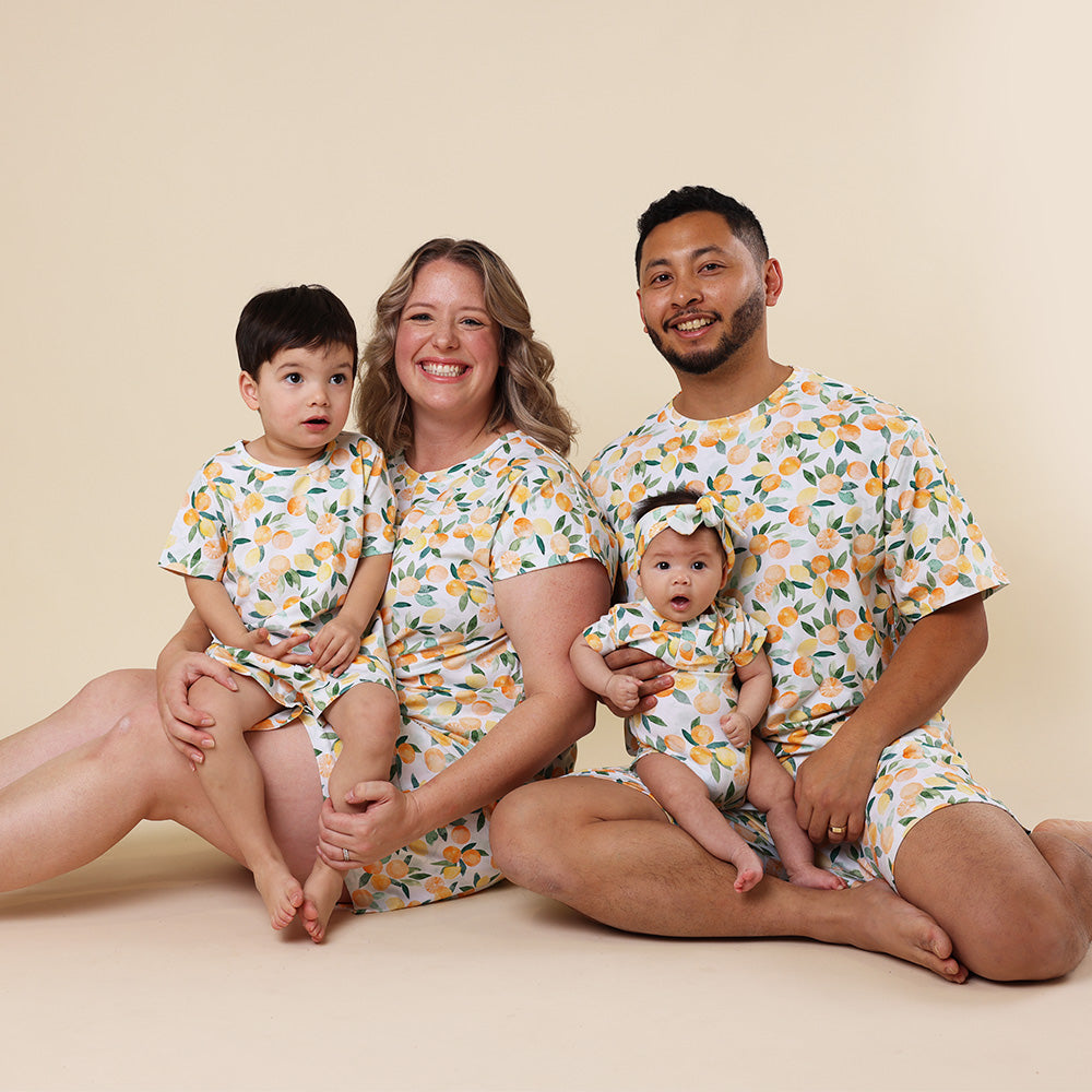 Citrus Squeeze Organic Kids PJ Set - View 6