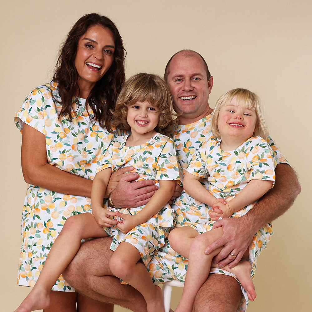 Citrus Squeeze Organic Mens PJ Set - View 4