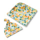 Citrus Squeeze Organic Jersey Wrap & Beanie Set - Thumbnail 2