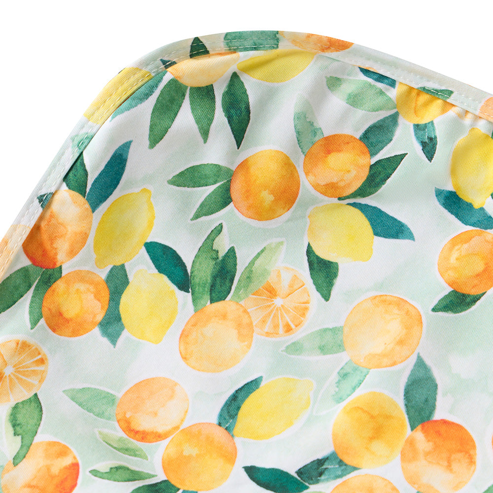 Citrus Squeeze Organic Jersey Wrap & Beanie Set - View 6