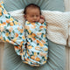Citrus Squeeze Organic Jersey Wrap & Beanie Set - Thumbnail 7
