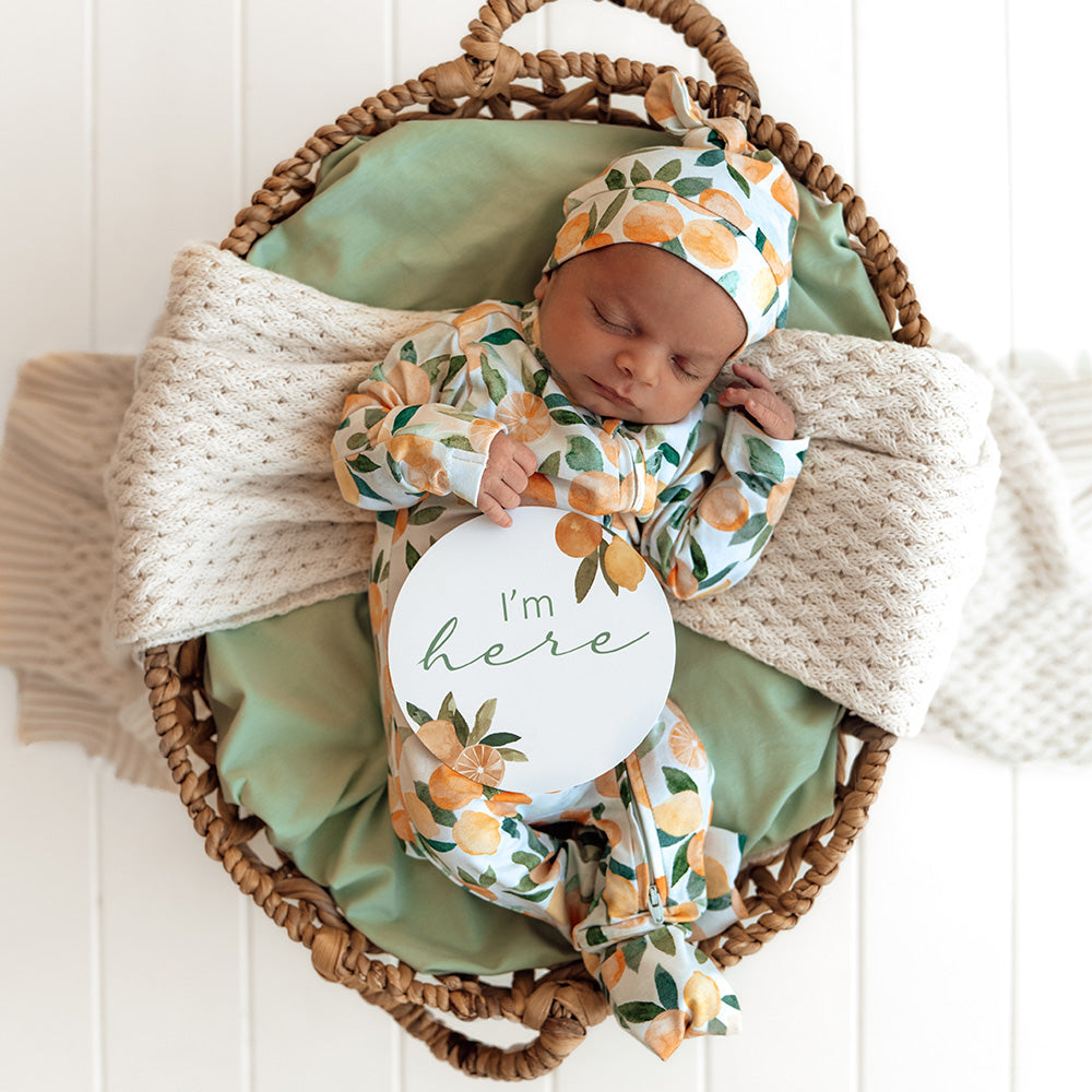 Citrus Squeeze & Peach Reversible Milestone Cards - View 7