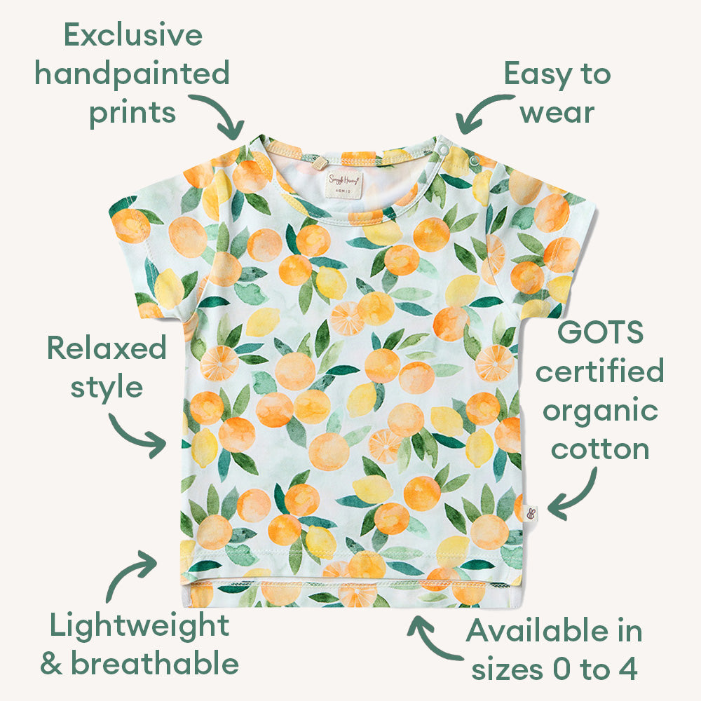 Citrus Squeeze Organic T-Shirt - View 4