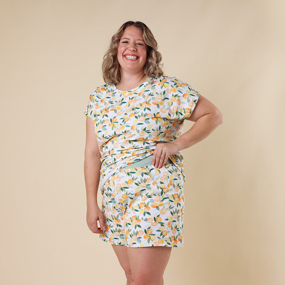 Citrus Squeeze Organic Womens PJ Set - View 5