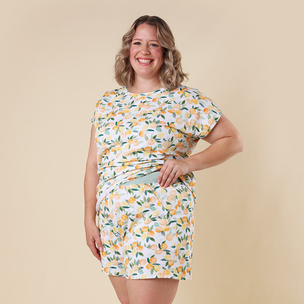 Citrus Squeeze Organic Womens PJ Set - View 10