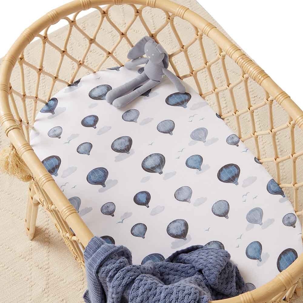 Cloud Chaser Organic Bassinet Sheet / Change Pad Cover - View 1