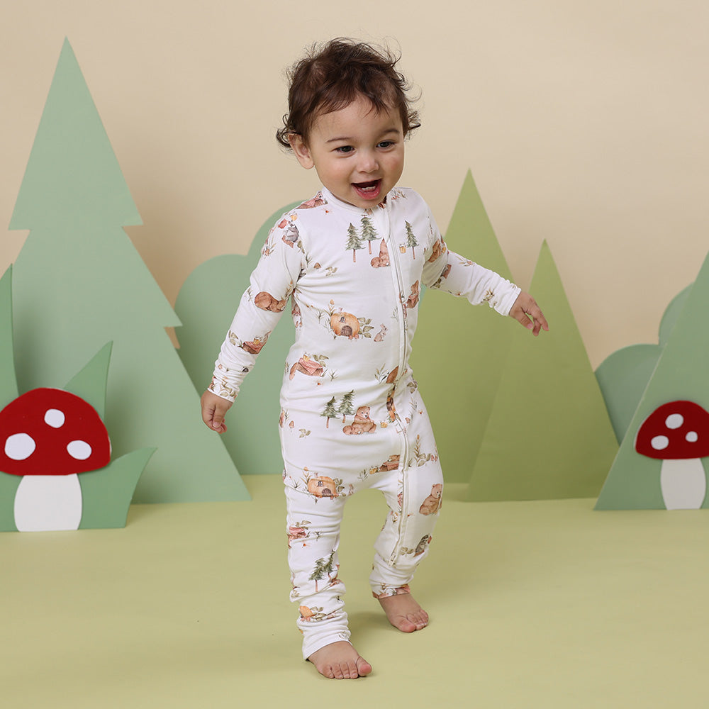 Rosebud Organic Baby Snugglesuit Convertible Romper Rosebud Organic Baby Snugglesuit Convertible Romper
