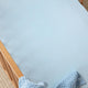 Baby Blue Organic Fitted Cot Sheet - Thumbnail 2