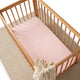 Baby Pink Organic Fitted Cot Sheet - Thumbnail 5