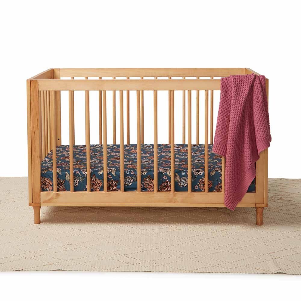 Belle Organic Fitted Cot Sheet - View 4