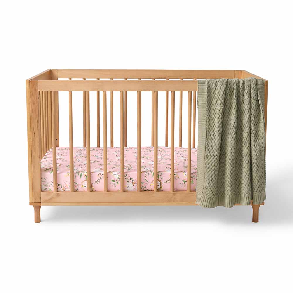 Cockatoo Organic Fitted Cot Sheet - View 4