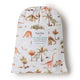 Dino Organic Fitted Cot Sheet-Snuggle Hunny
