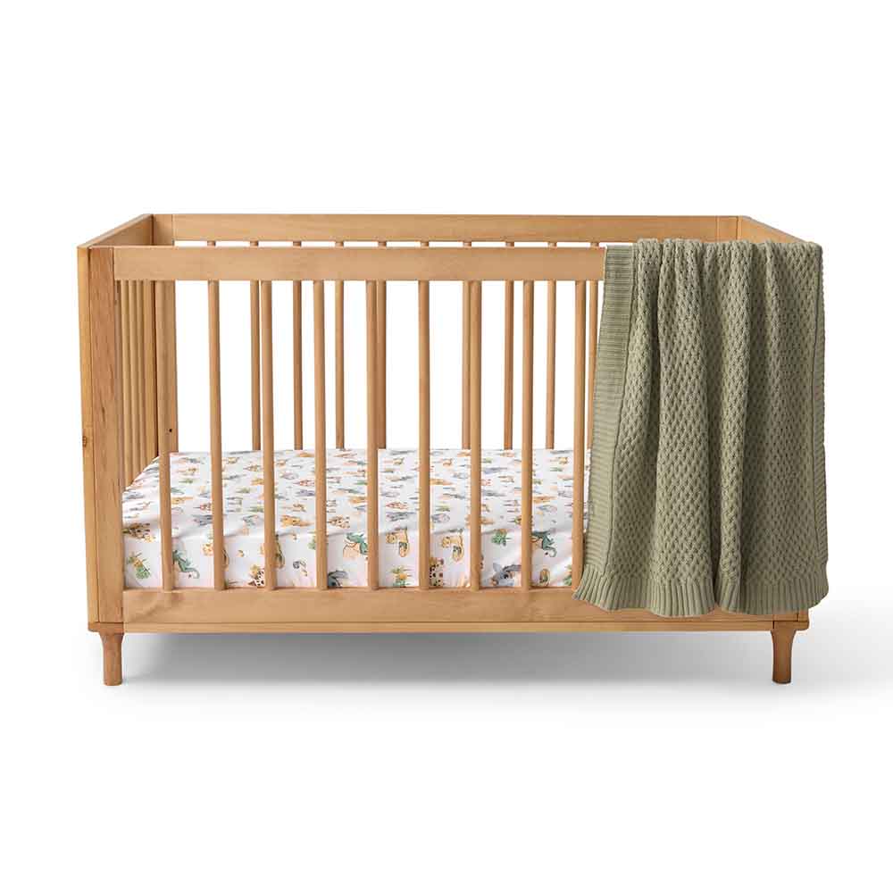 Dragon Organic Fitted Cot Sheet - View 5