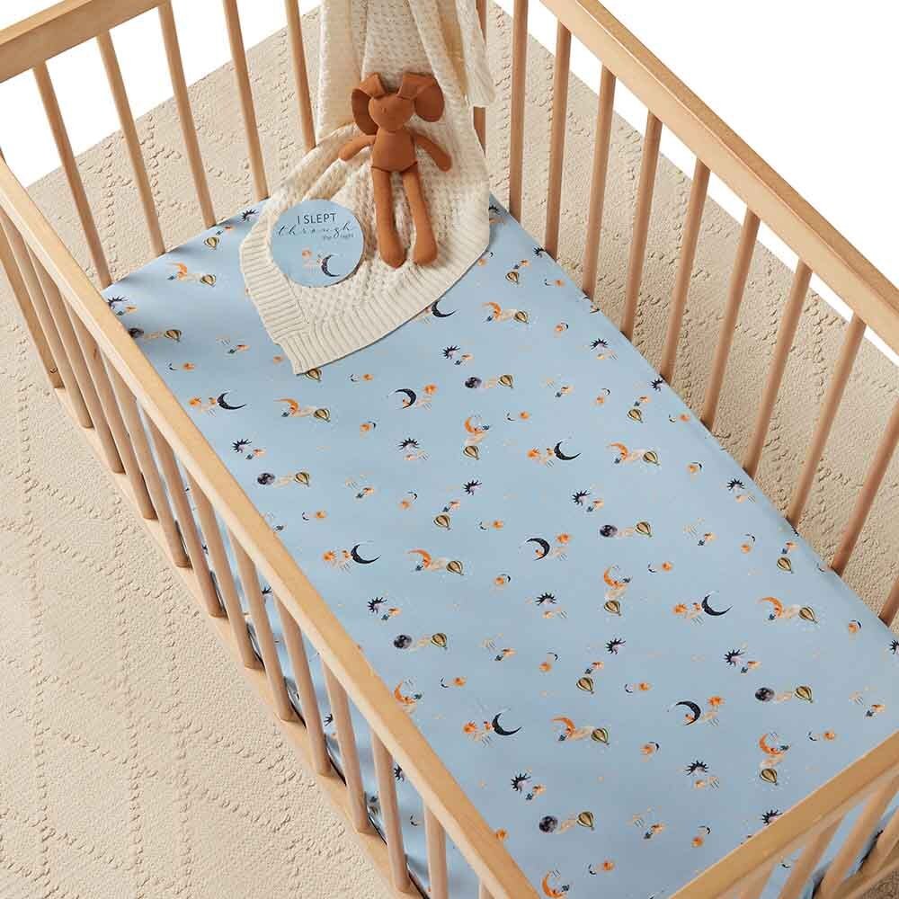 Organic cot shop sheet set