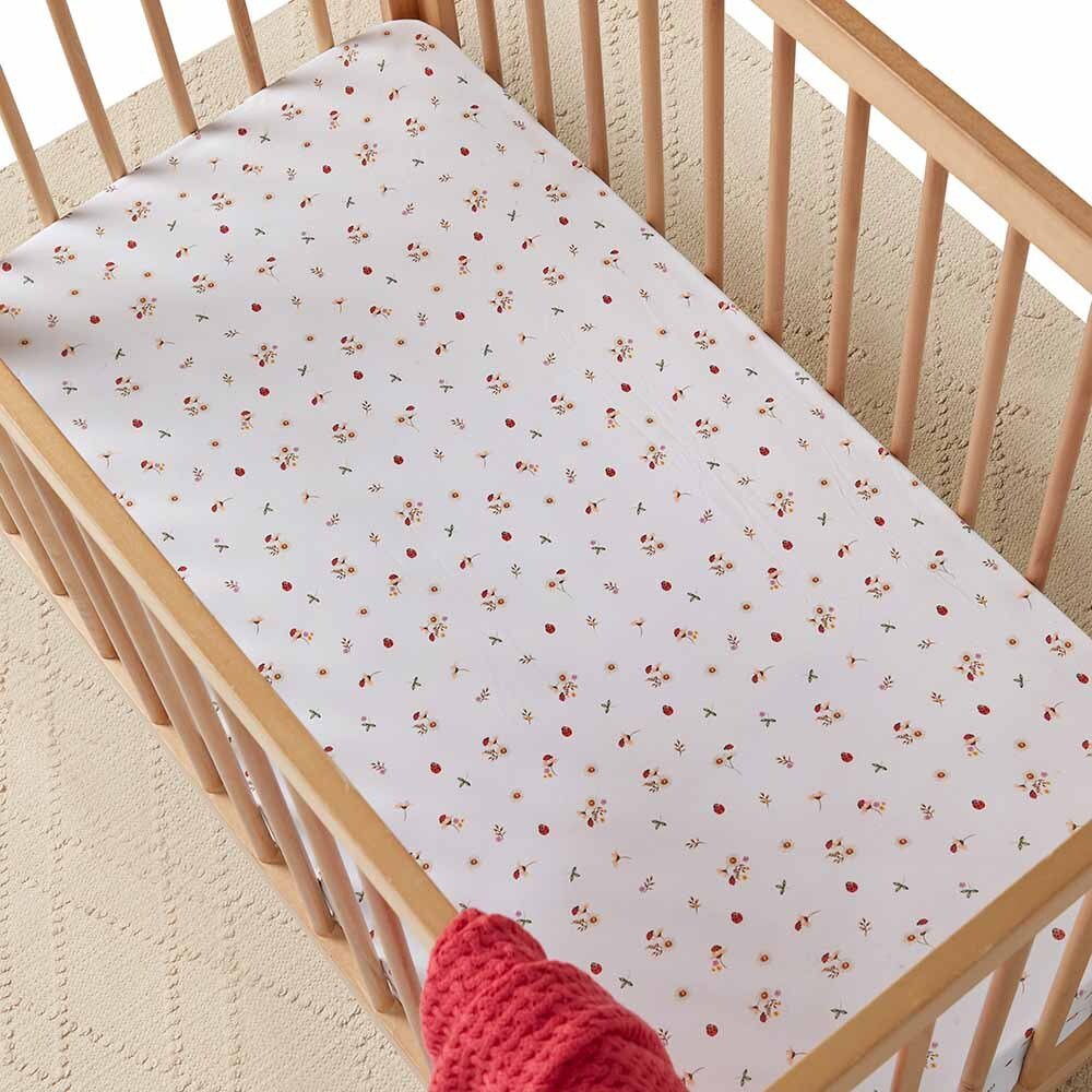 Pink cot cheap sheets