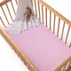 Lilac Organic Fitted Cot Sheet - Thumbnail 1