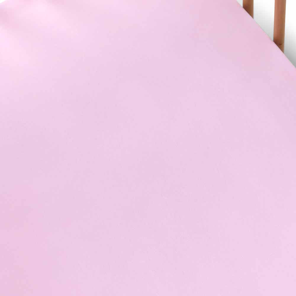 Lilac Organic Fitted Cot Sheet Snuggle Hunny