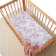 Lilac Skies Organic Fitted Cot Sheet - Thumbnail 3