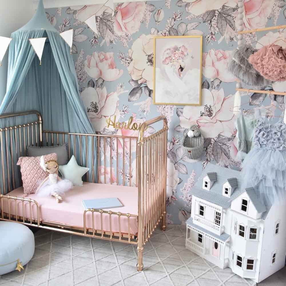 Lullaby Pink Organic Fitted Baby Cot Sheet | Snuggle Hunny