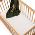 Milk Organic Fitted Cot Sheet-Snuggle Hunny
