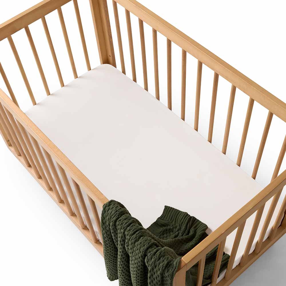 Milk Organic Fitted Cot Sheet - View 4
