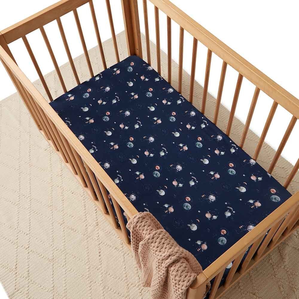 Milky Way Fitted Cot Sheet - View 3