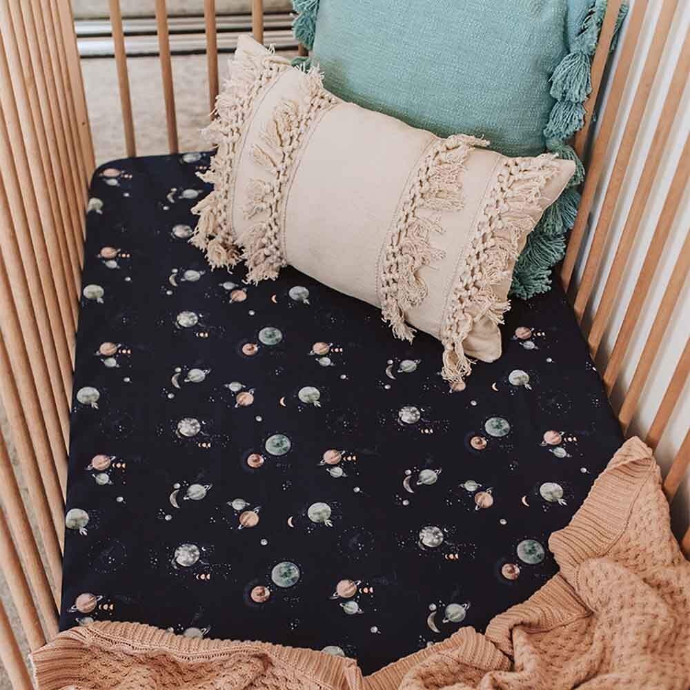 Milky Way Fitted Cot Sheet - View 5