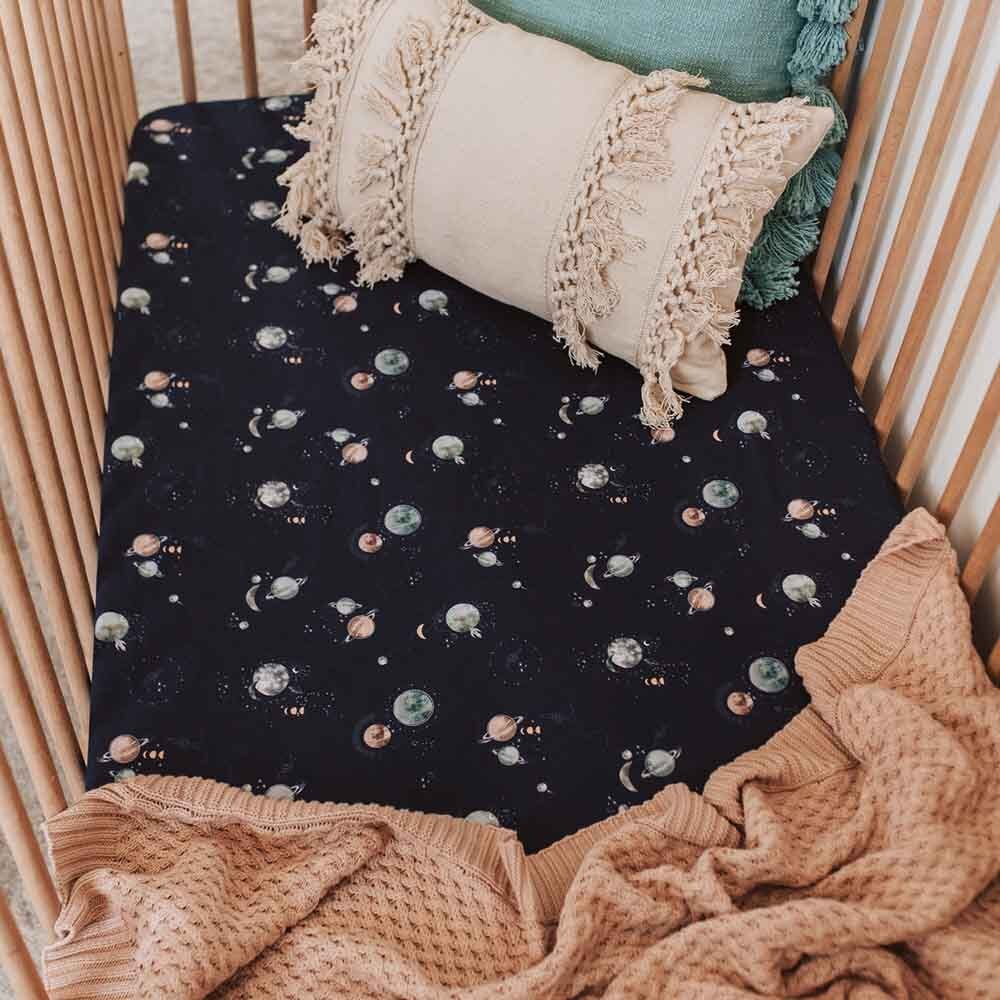 Milky Way Fitted Cot Sheet - View 8