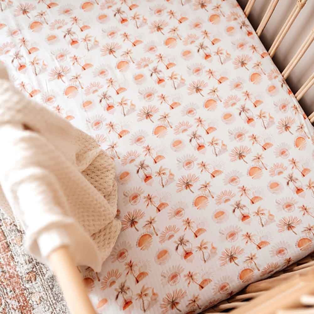 Cot Sheets - Paradise Fitted Cot Sheet