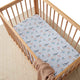 Cot Sheets - Whale Fitted Cot Sheet